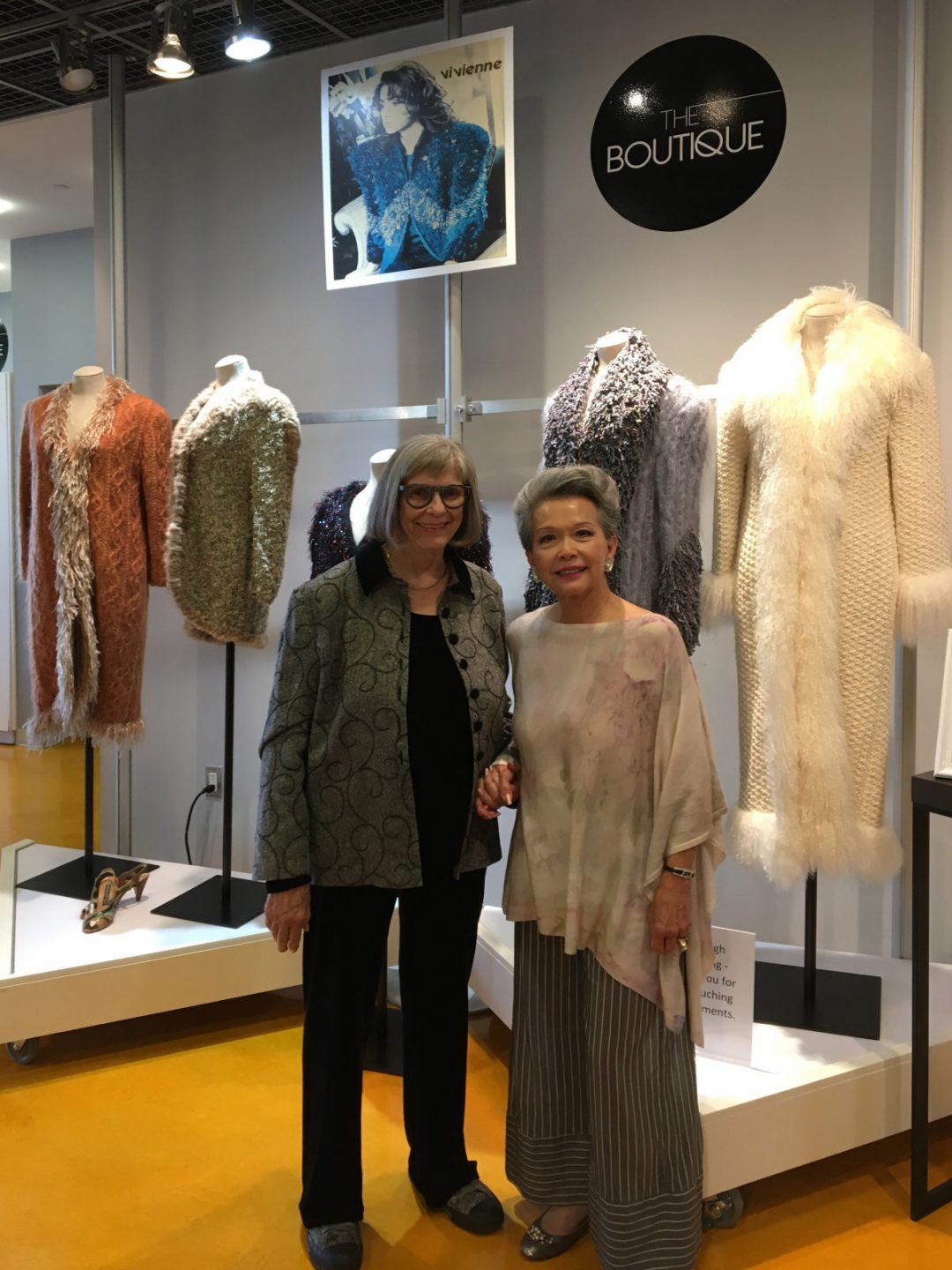 Marilyn Brooks and Vivienne Poy at Seneca College’s School of Fashion ...