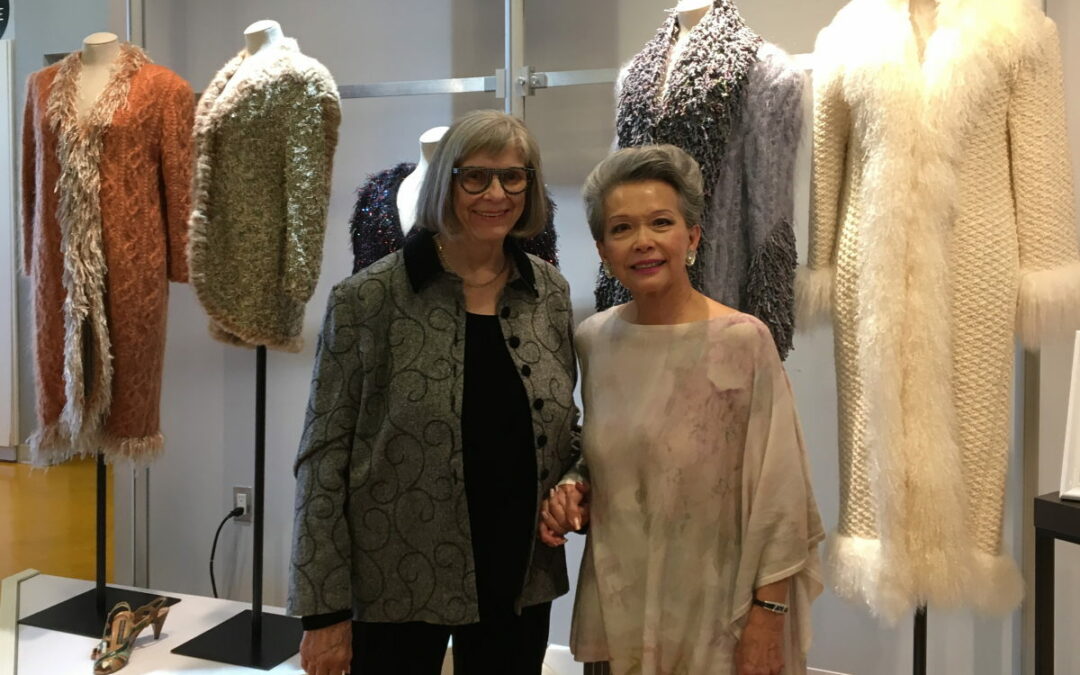 Marilyn Brooks and Vivienne Poy at Seneca College’s School of Fashion