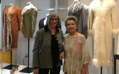 Marilyn Brooks and Vivienne Poy at Seneca College’s School of Fashion